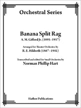 Banana Split Rag Orchestra sheet music cover